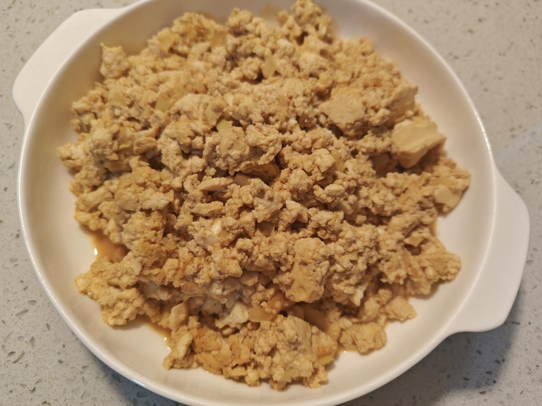 简易鸡刨豆腐