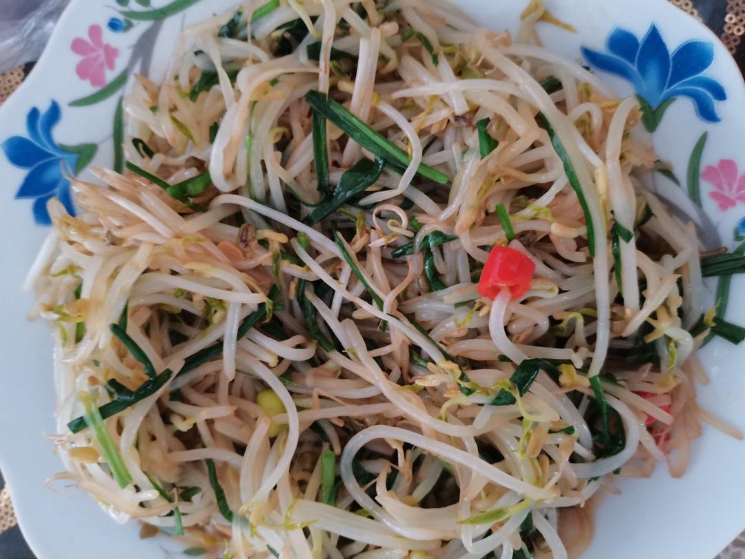 清炒豆芽