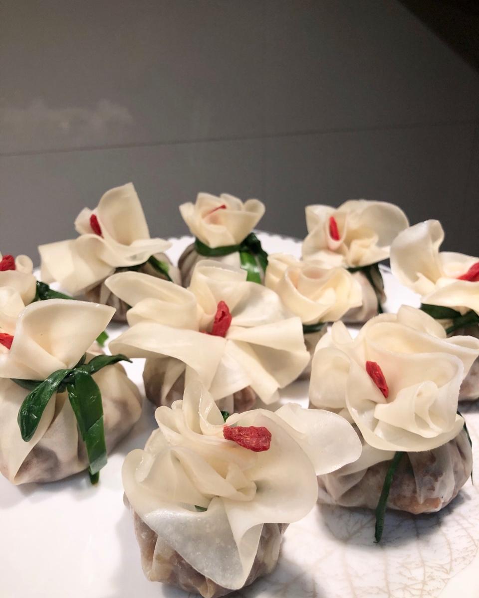 饺子皮花朵福袋