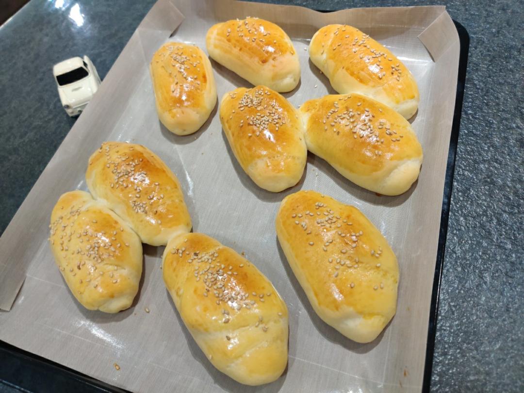 手揉小小牛角包🥐（牛奶面包配方）
