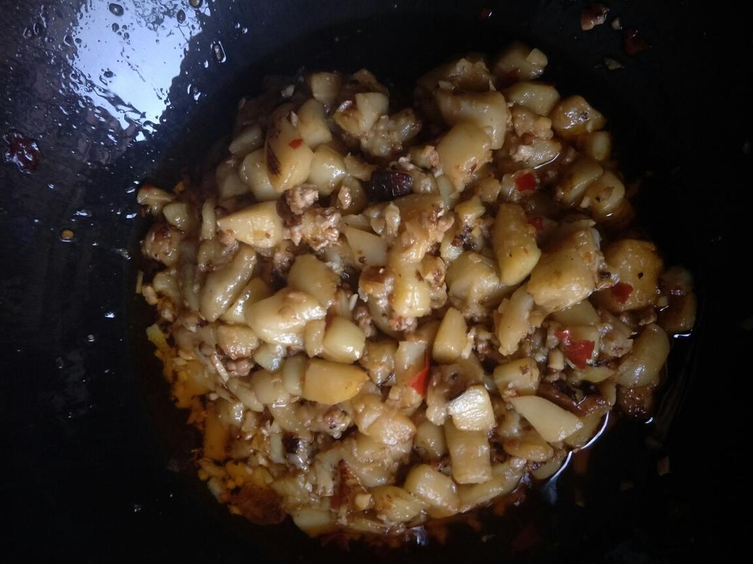 家常红烧肉沫茄子