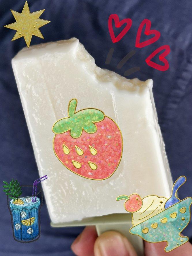 自制牛奶布丁雪糕冰淇淋（东北大板）