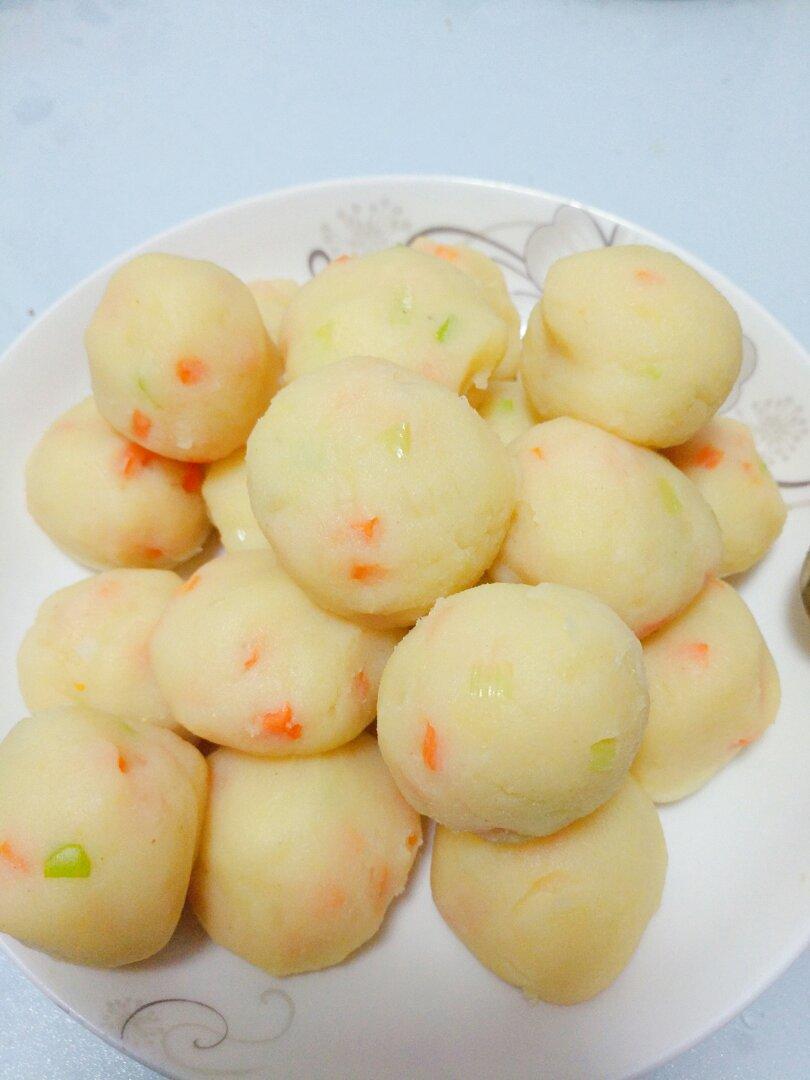 快手菜，土豆小丸子