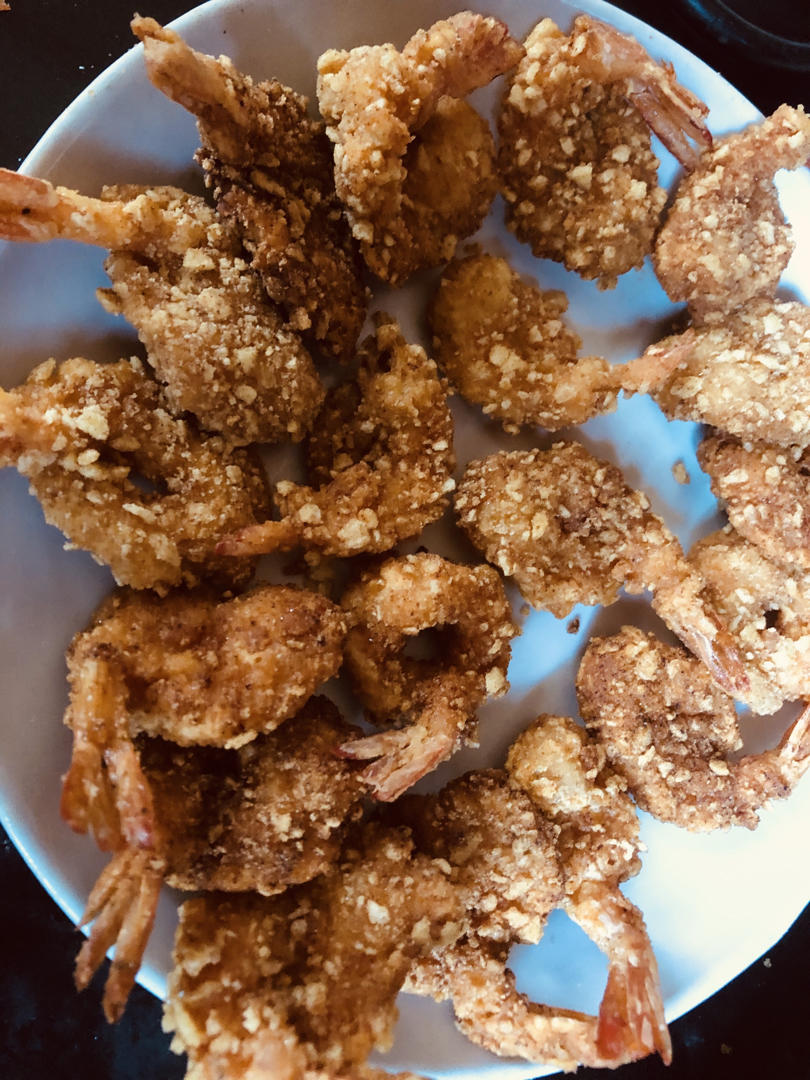 面包糠炸虾