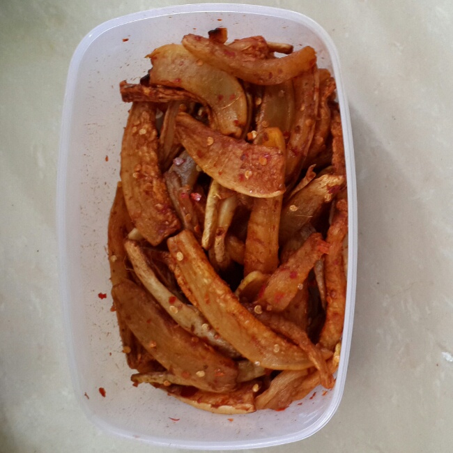 自制香辣萝卜干