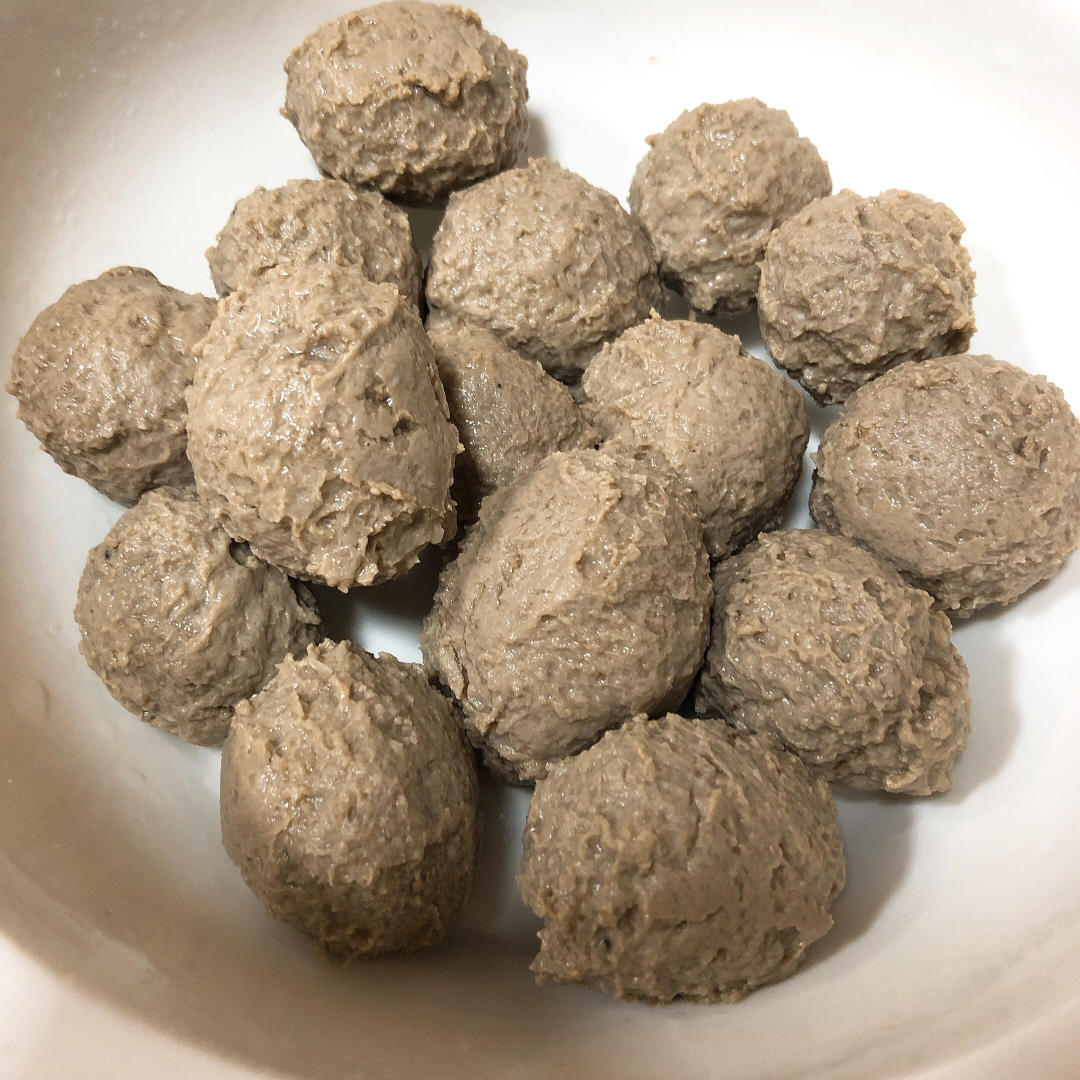 自制Q弹牛肉丸（搅拌机版）（不用手打也能上筋）