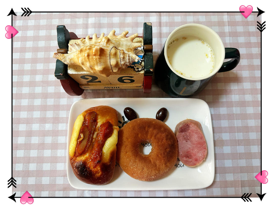 孩子学生上学早餐打卡进行中(第二贴）🍛🥛～