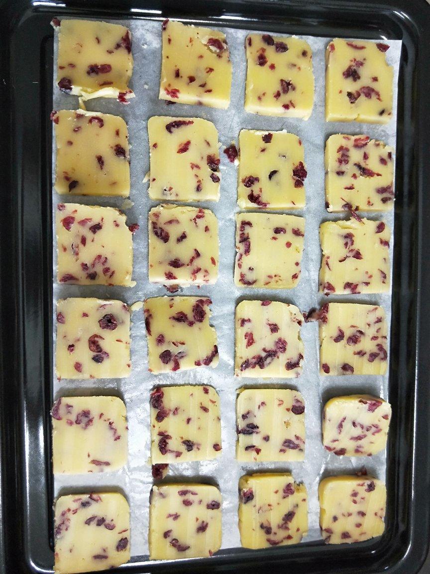低糖少油版蔓越莓饼干