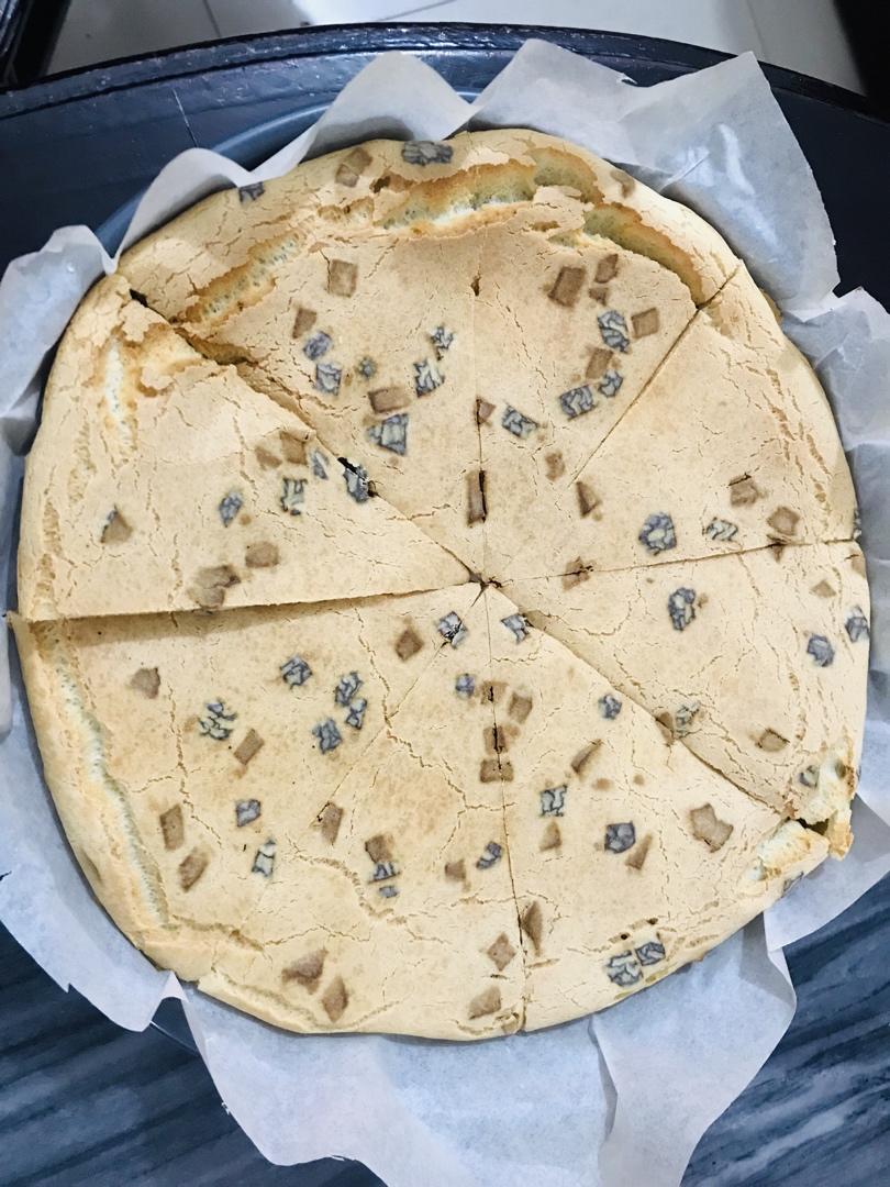 无需揉面‼️只要拌一拌就能做酥掉渣‼️好吃到爆的蔓越莓烤年糕‼