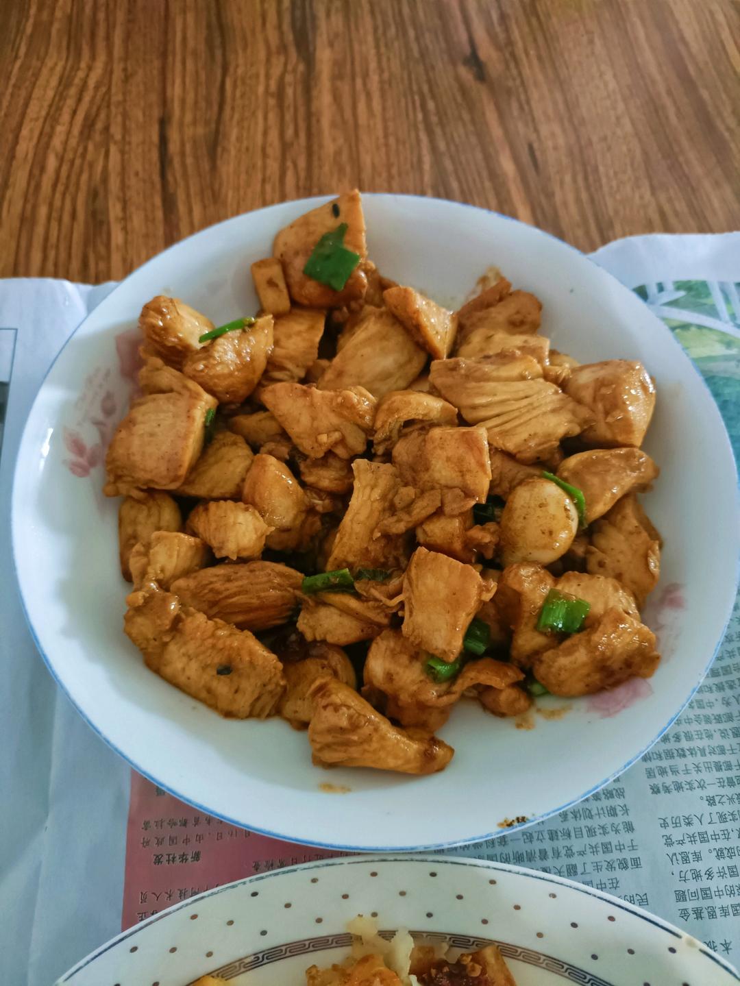 孜然蒜香鸡胸肉