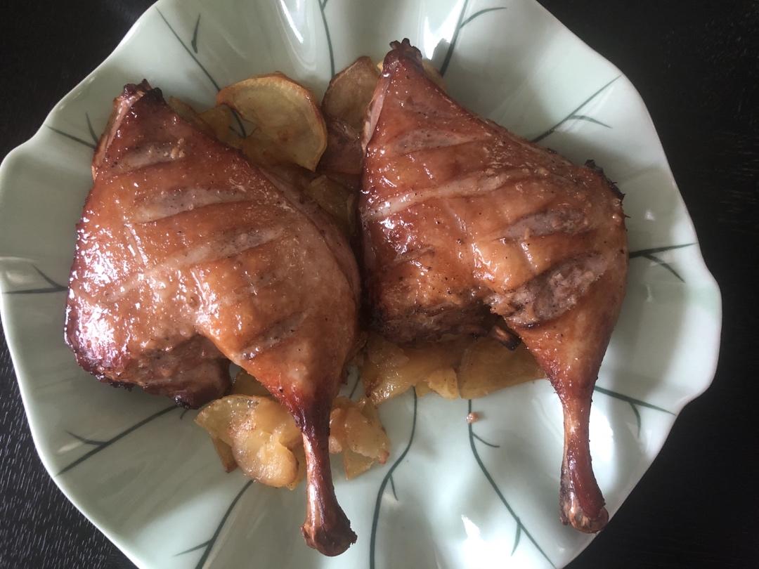 【曼食慢语】蜜汁烤鸭腿