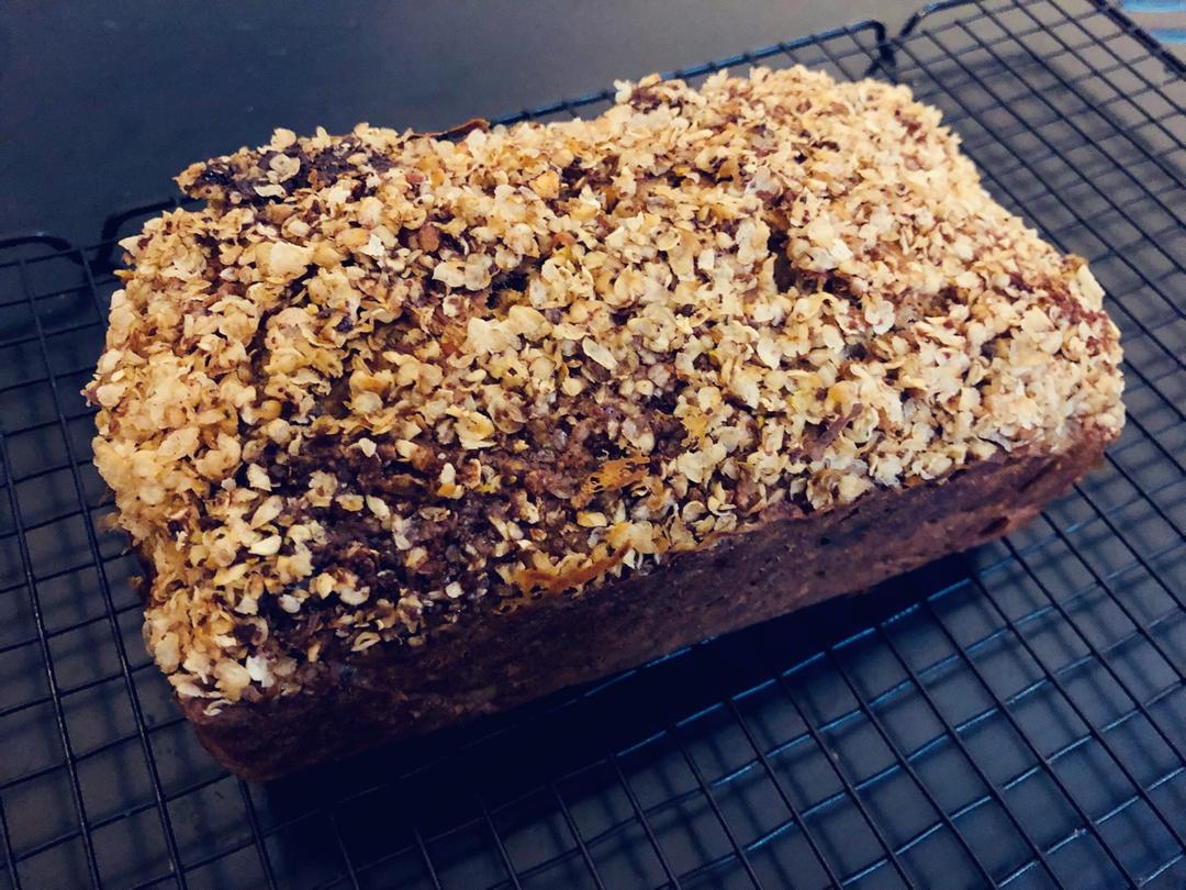 暖香燕麦苹果快手面包丨健康·烘焙