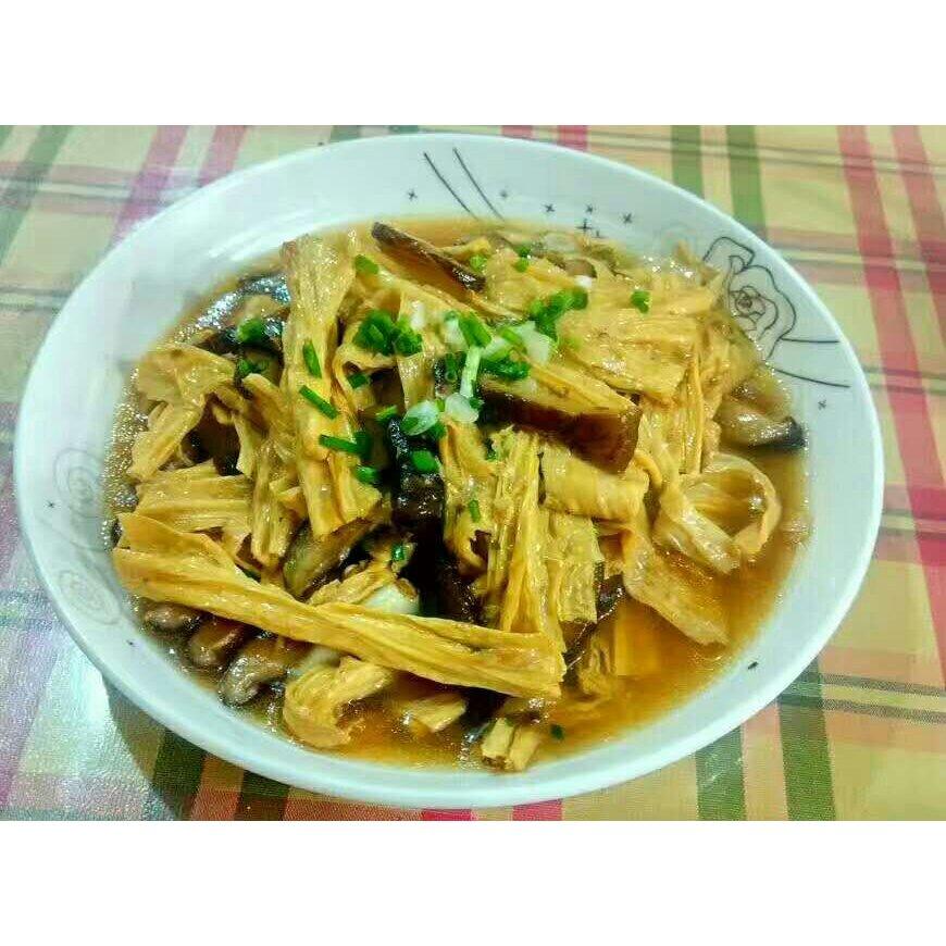 腐竹烧香菇