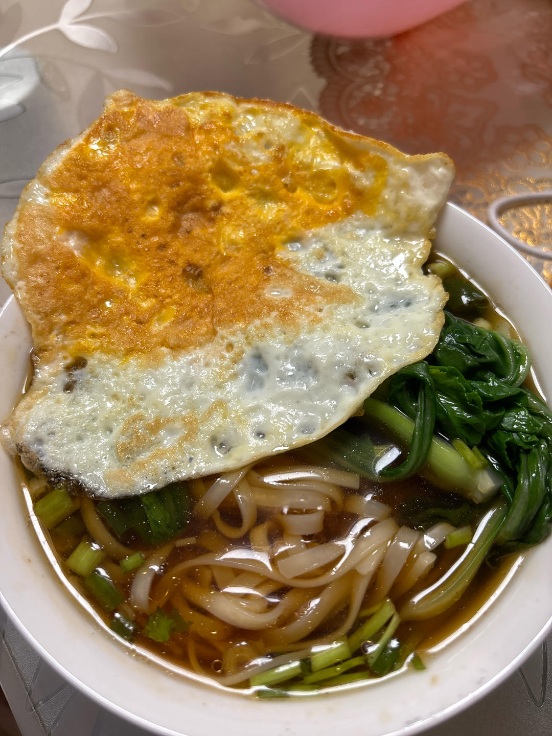 早餐来一碗清汤面，色香味俱全！