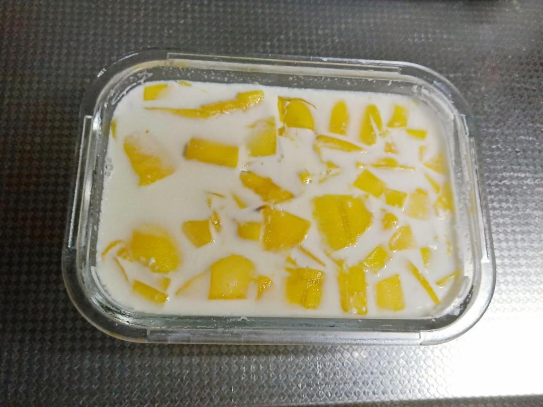 午后小甜点芒果椰汁糕教程