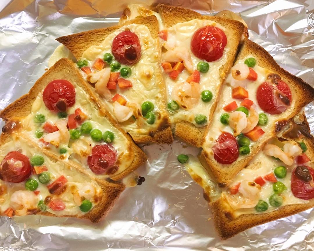土司披萨超简单   宝宝健康食谱