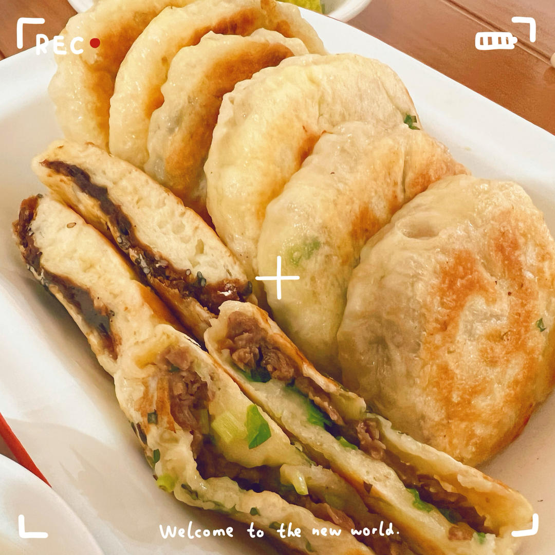 超喧软的馅饼，冷了也不会变硬，全程不用揉面
