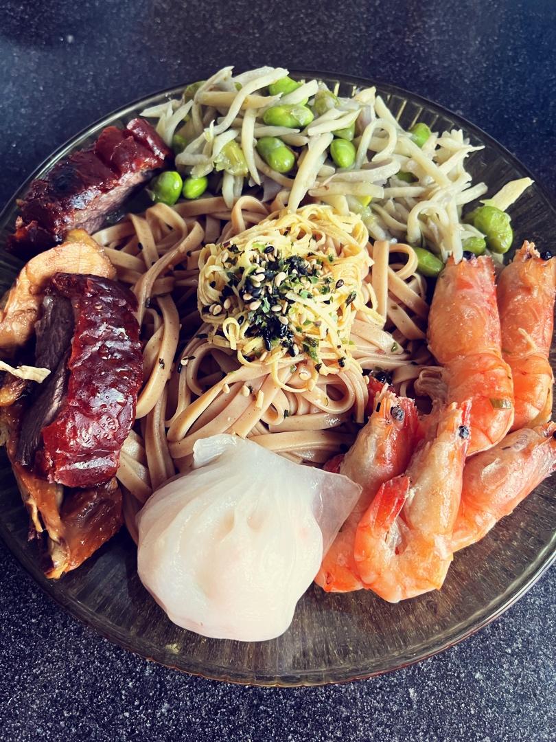 夏日凉拌荞麦面