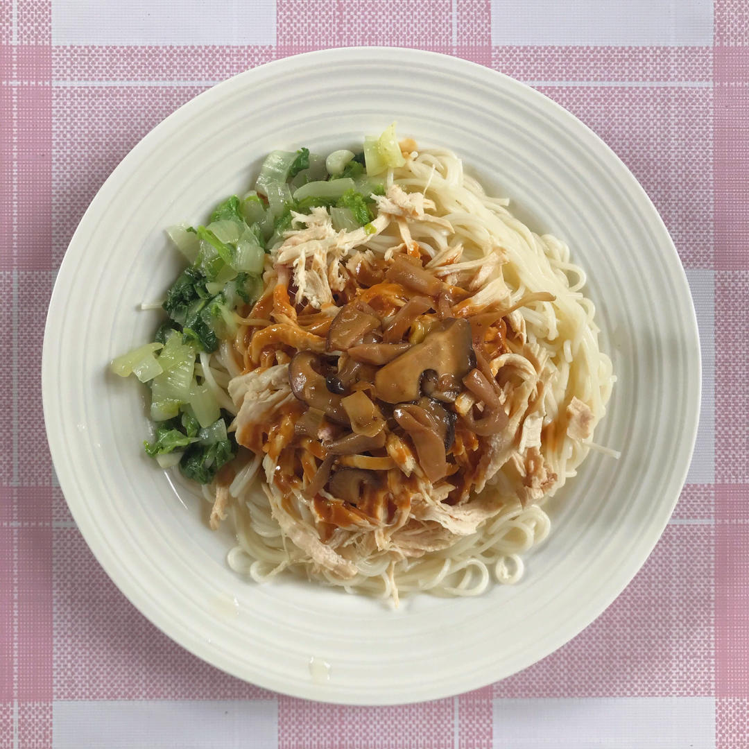 花生酱烤麸荞麦凉面——素食【健康一锅端】