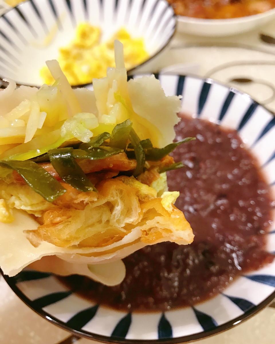 荷叶饼，水单饼