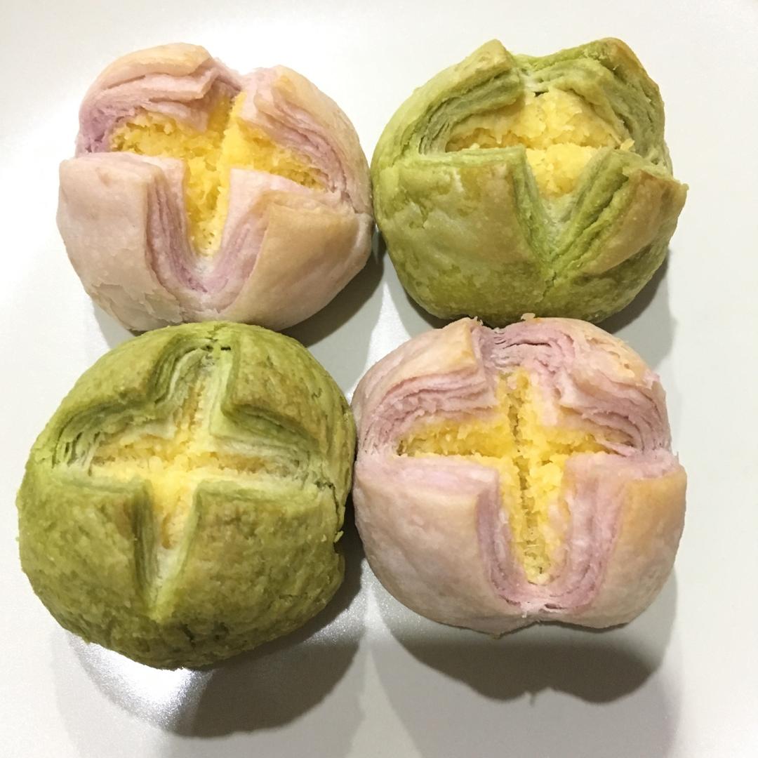 花开富贵之四种口味的椰蓉开口酥