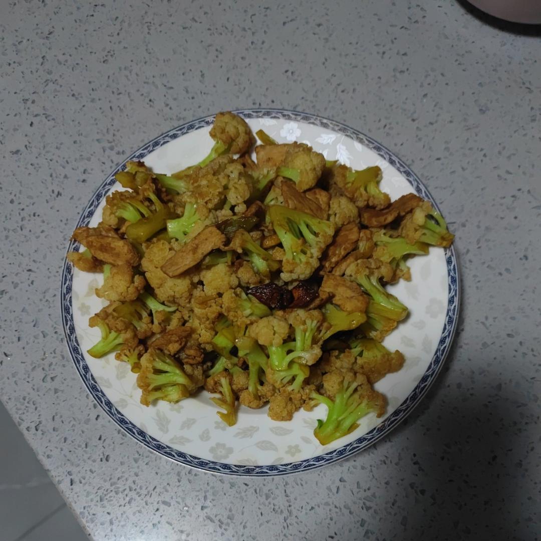 [新手绝不失败]菜花炒肉