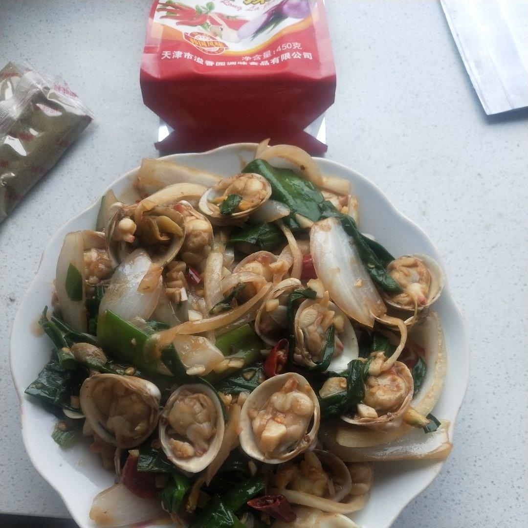 辣炒花甲