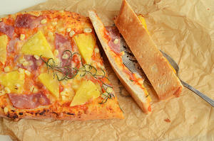 脆皮夏威夷披萨—其实它就是个薄饼！的做法 步骤9
