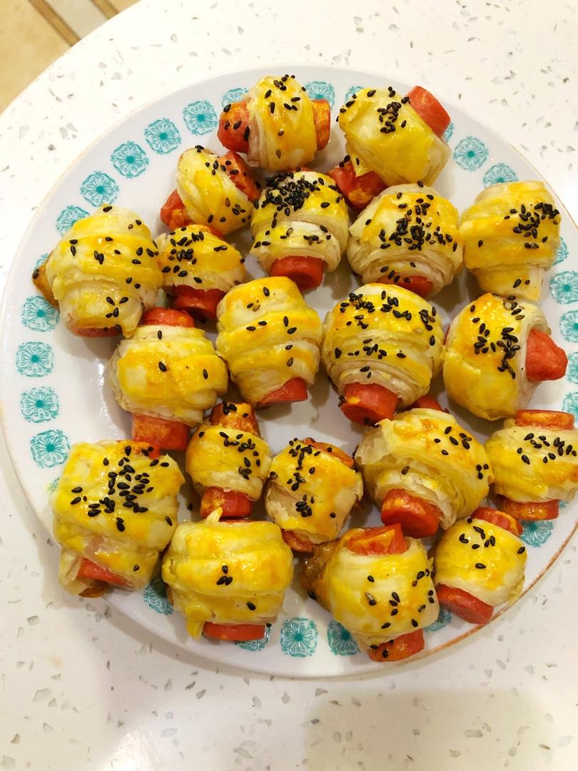 手抓饼热狗