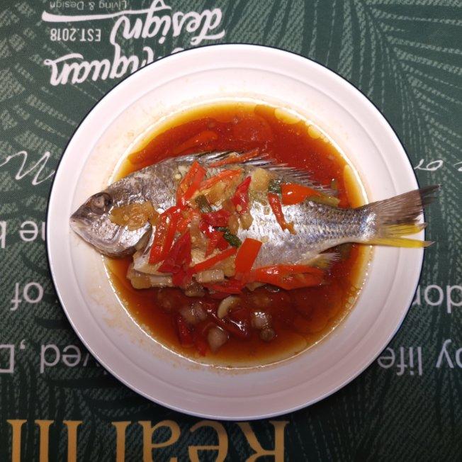 清蒸野生海钓黄翅鱼