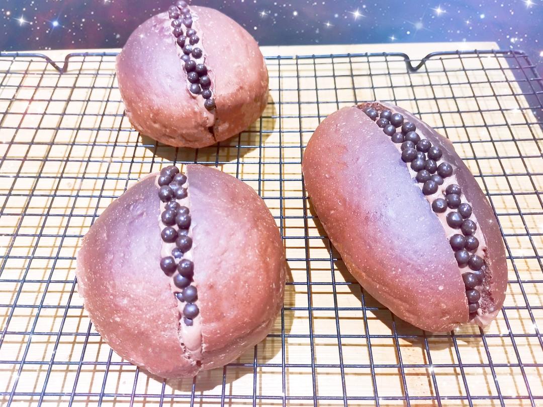 巧克力脆脆珠面包