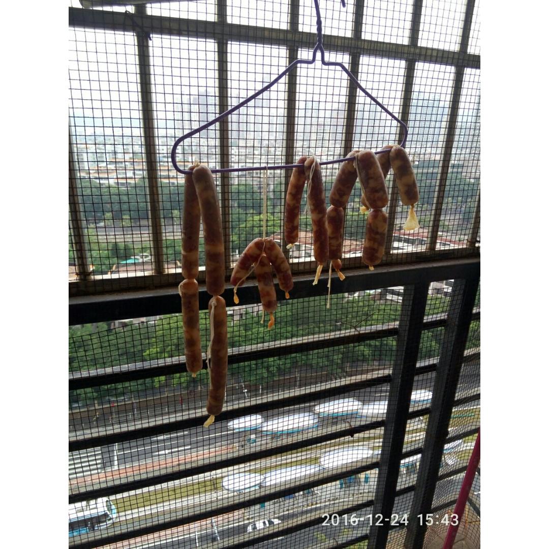 自制广味腊肠