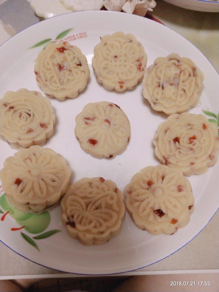 蔓越莓绿豆糕