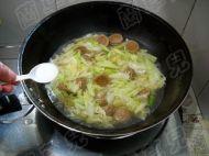 锅仔宽粉肉丸炖白菜的做法 步骤9