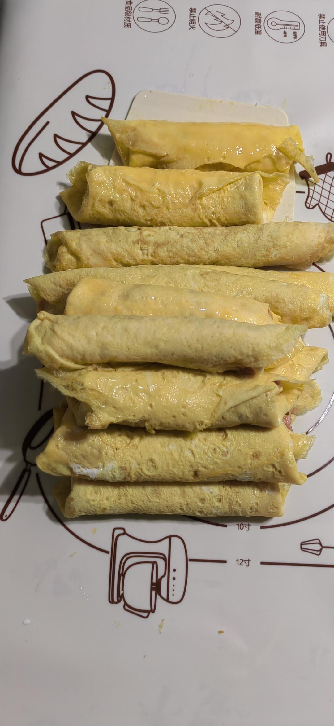 博山卷尖（鲁菜经典，内含摊鸡蛋饼手法）