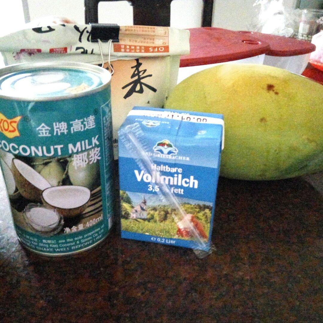 芒果椰汁糕（超简单）