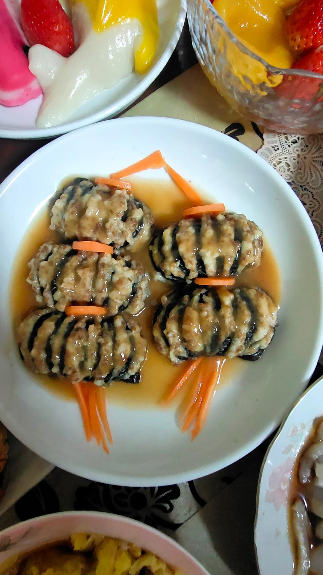 张灯结彩『糖醋灯笼茄子』