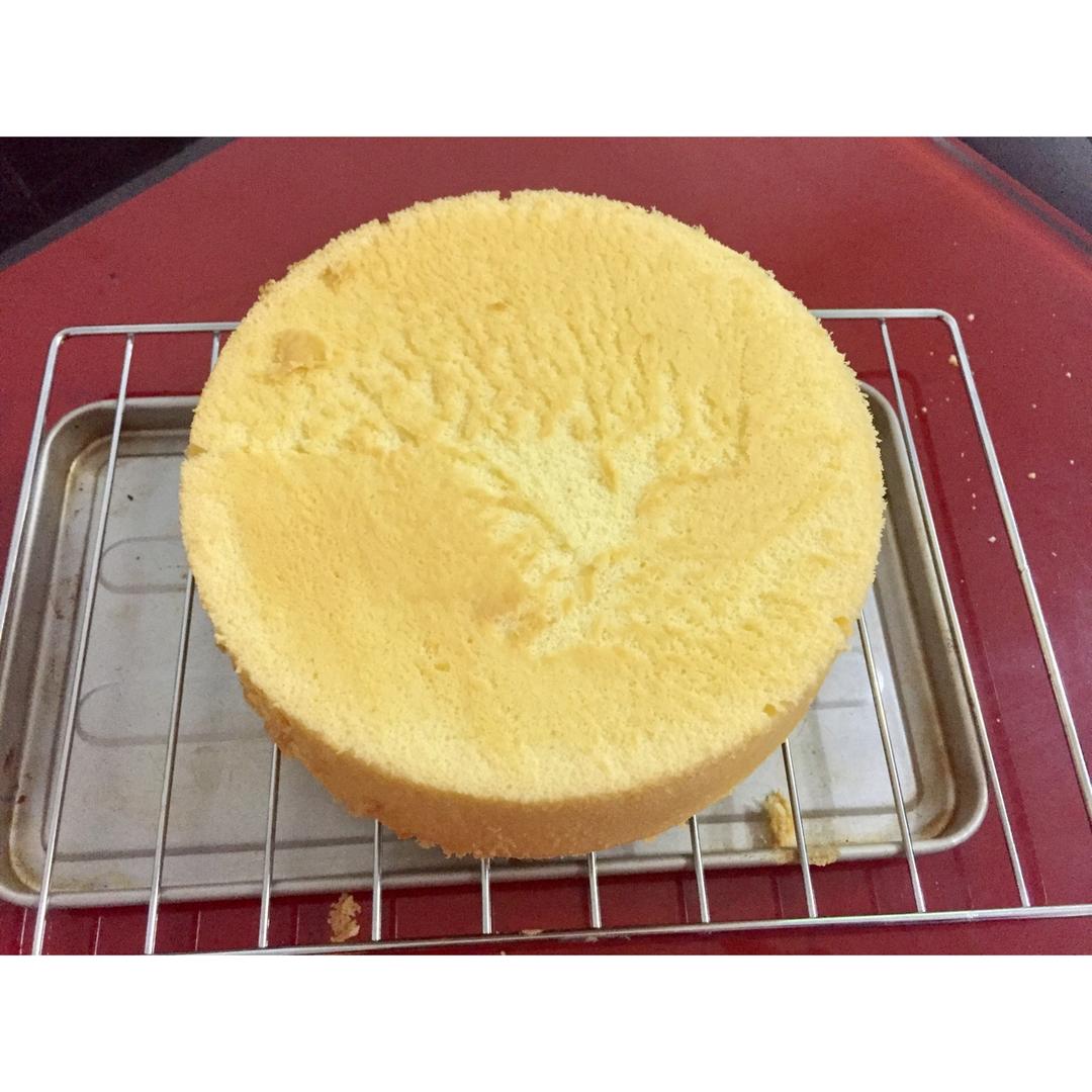 步骤最全面的戚风蛋糕（八寸）做法，成功率高！