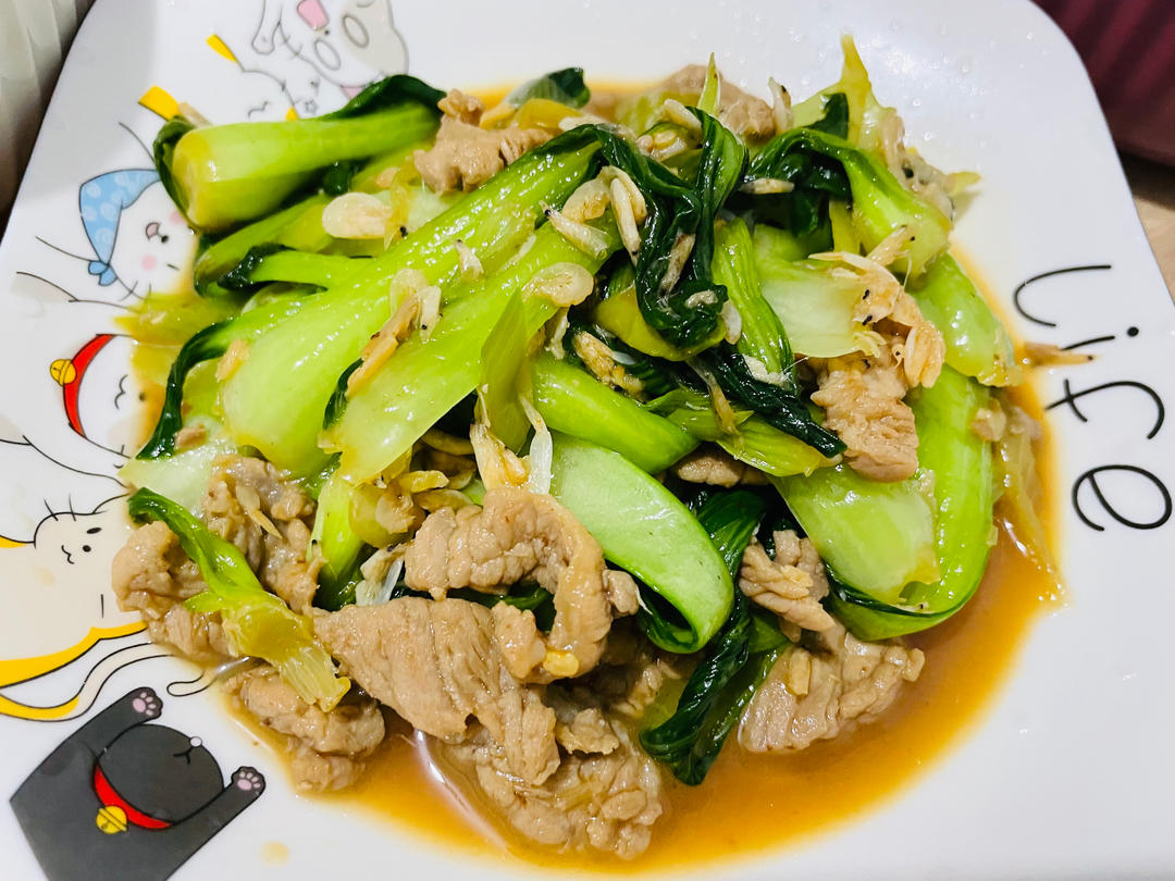 小油菜炒肉