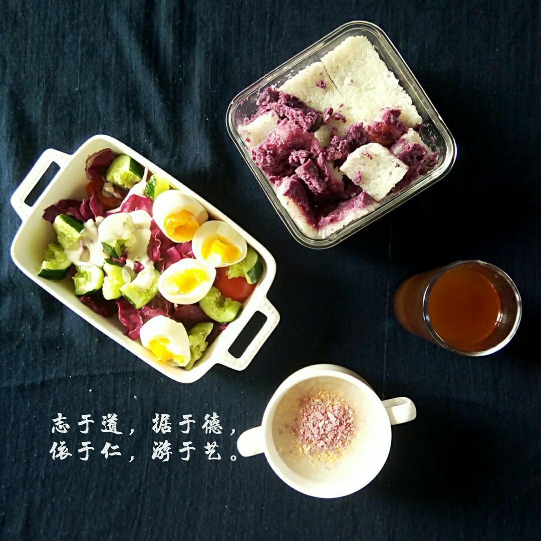 紫薯糯米凉糕