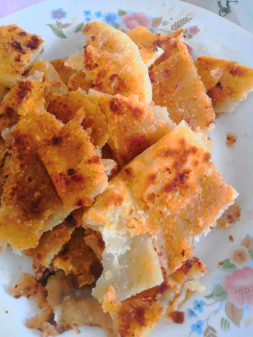 酥的掉渣的酱香饼，老公说都可以开店啦