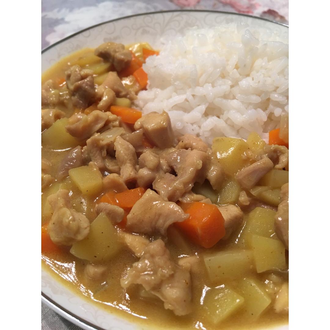 咖喱鸡饭