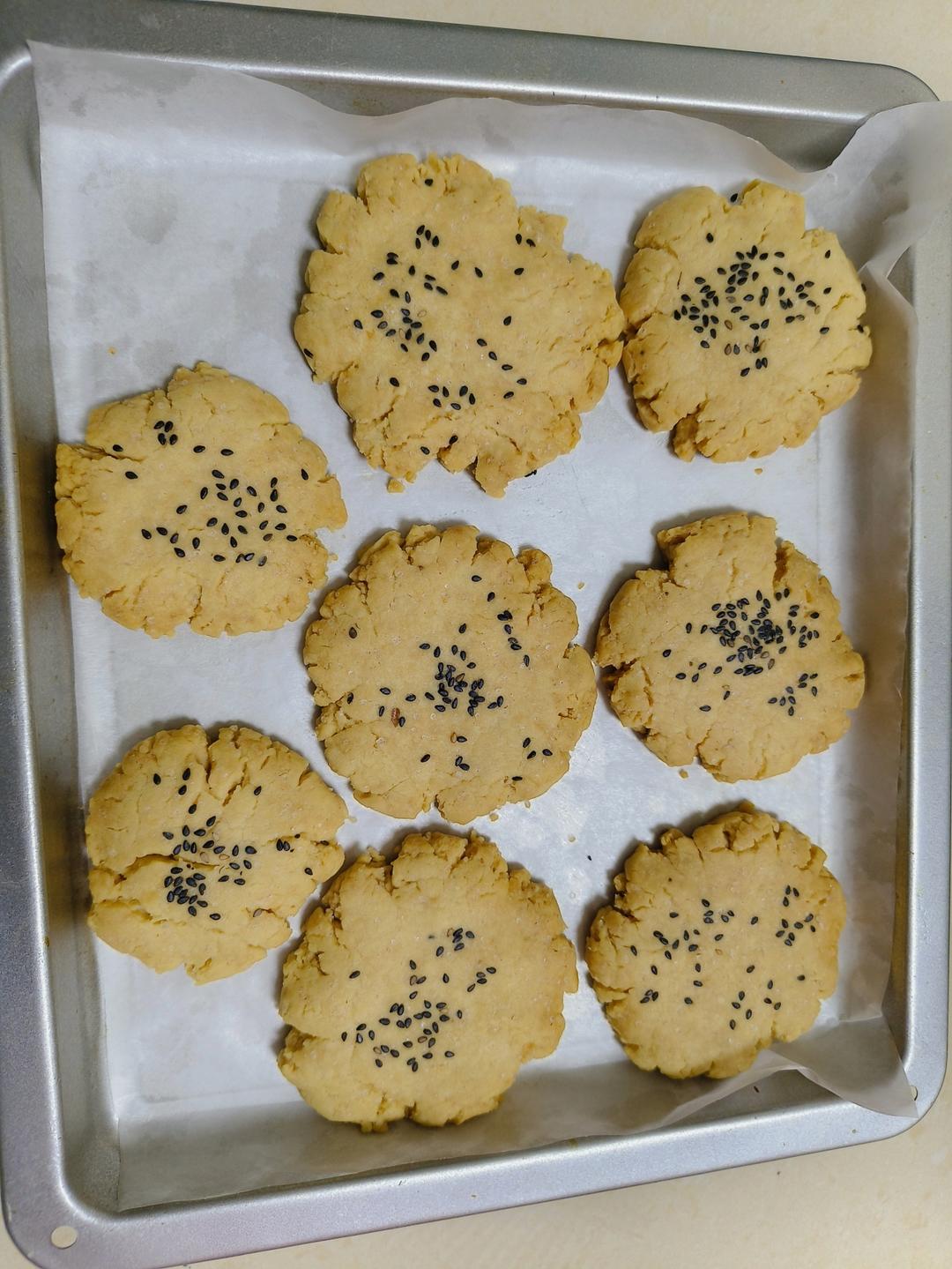 酥掉渣的核桃酥🍪零基础，超简单