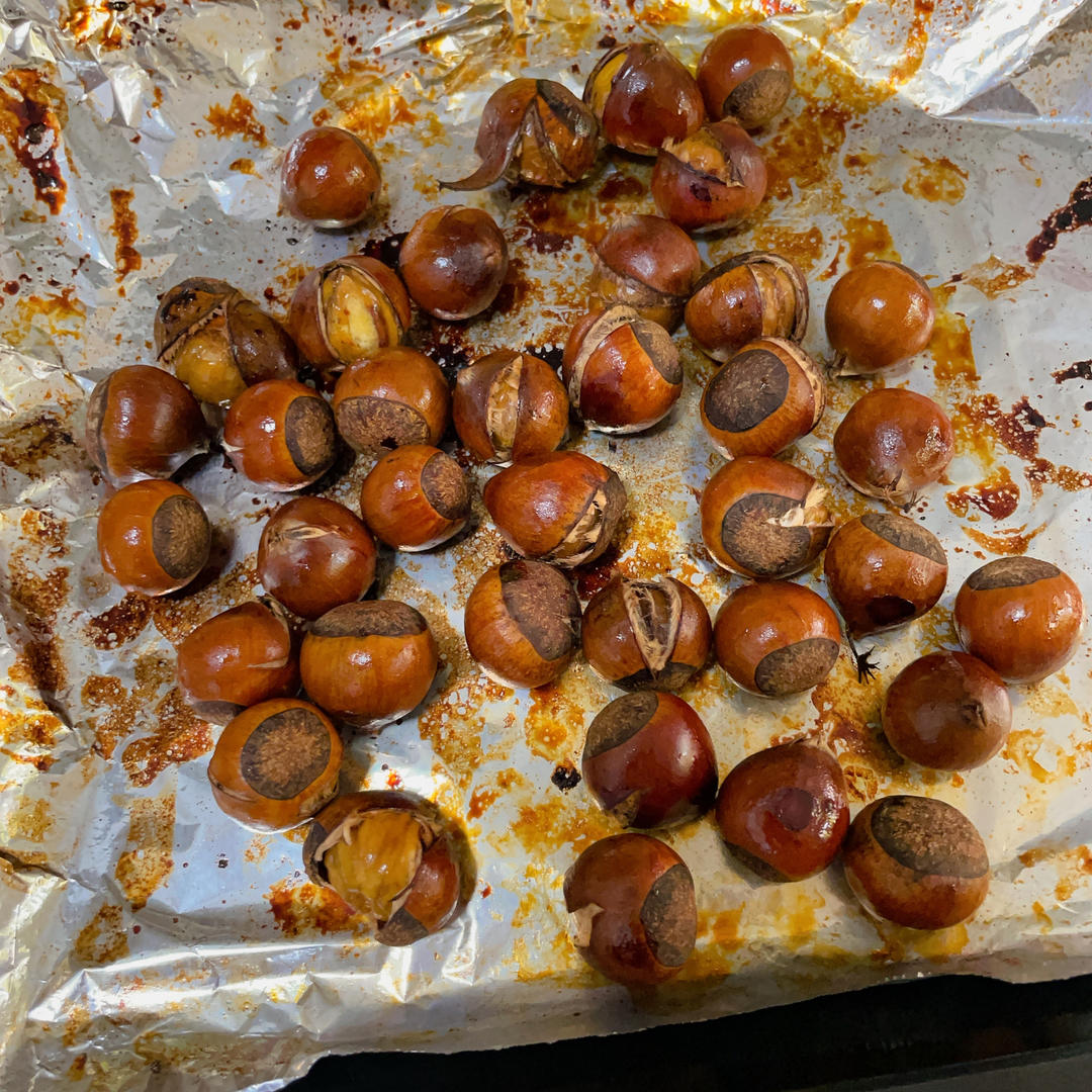‼️香甜软糯‼️轻松好剥㊙️烤箱版糖炒栗子