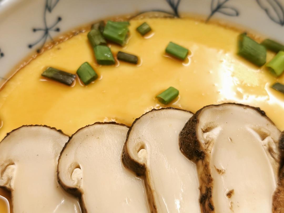 嫩滑！【松茸蒸土鸡蛋】