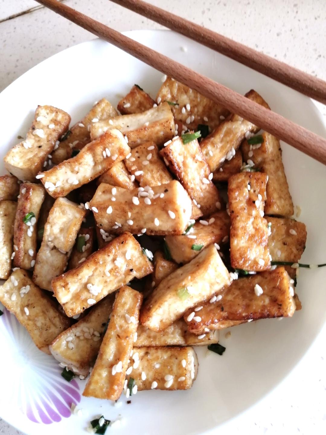 孜然脆皮小豆腐