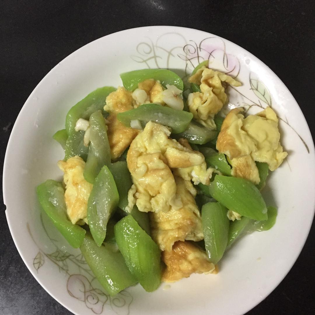 丝瓜炒蛋