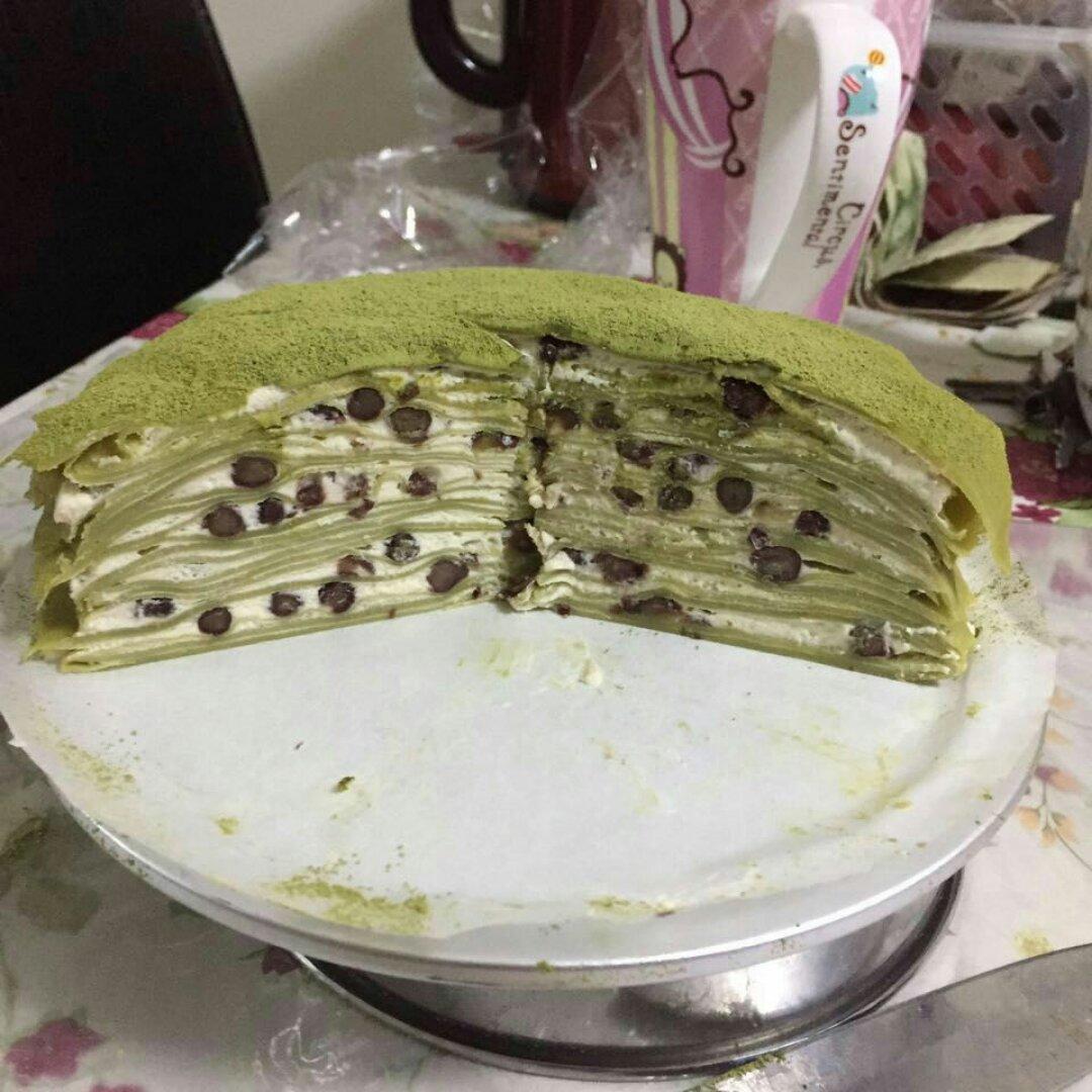 抹茶红豆千层