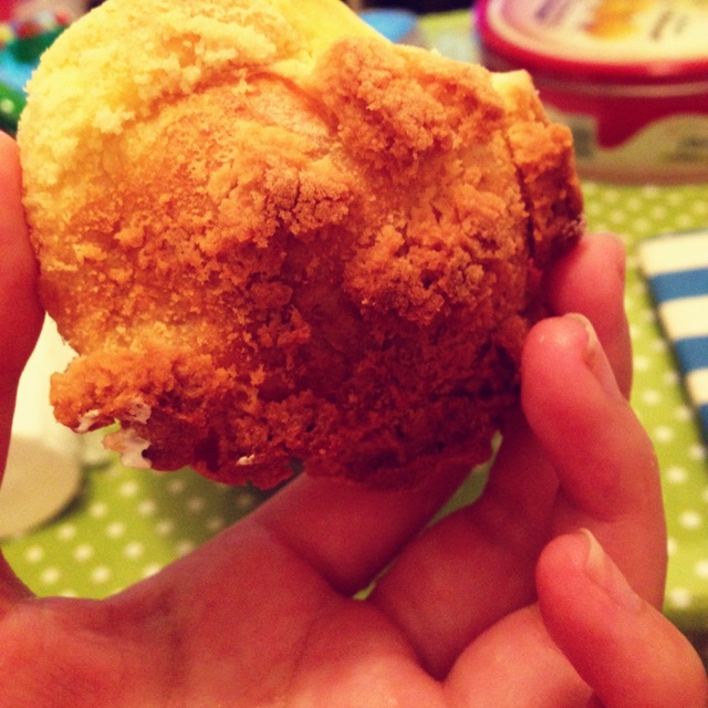 酥皮奶油泡芙--#皮黑森林#