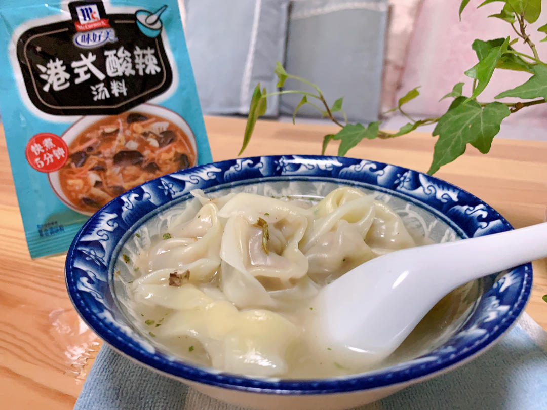 酸汤馄饨的做法